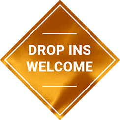 Drop Ins Welcome Badge